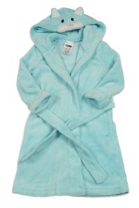 Světlemodrý plyšový župan s kapucí - kočka Lily & Dan