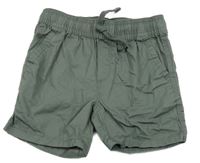 Zelené plátenné kraťasy Primark