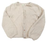 Pudrový chlpatý prepínaci sveter H&M