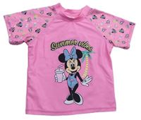 Neónově ružové UV tričko s Minnie Primark