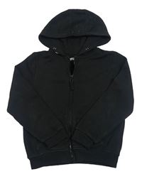 Čierna prepínaci crop mikina s kapucňou Primark