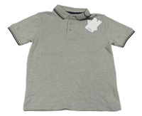 Sivé polo tričko M&Co.