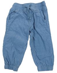 Svetlomodré cuff manšestráky Lupilu