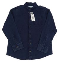 Nové - Tmavomodrá riflová košile Matalan