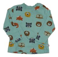 Zelené triko se zvířátky Liegelind