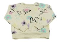 Béžová kvetovaná mikina Primark