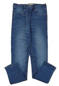 Tmavomodré teplákové skinny rifle Next