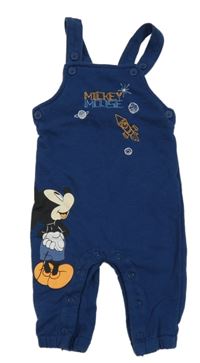 Tmavomodré laclové tepláky s Mickeym Disney