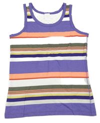 Fialovo-farebný pruhovaný top H&M