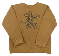 Hnedá mikina s Mickeym Disney