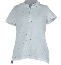 Dámské bílé puntíkované polo tričko M&S