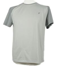 Pánske bielo-sivé športové tričko Primark