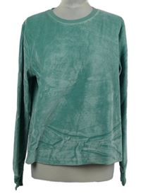 Dámská mátová sametová mikina Land´s end 