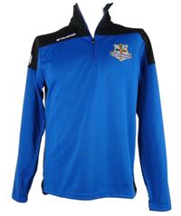 Pánská safírovo-černá sportovní funkční mikina Stanno 