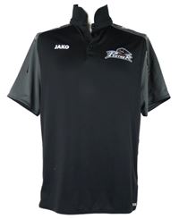 Pánské černo-šedé polo sportovní funkční tričko s logem Jako 