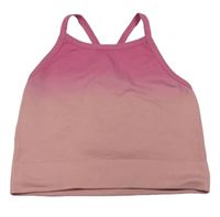Ružový športový crop top zn. Souluxe