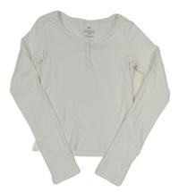 Biele crop tričko H&M