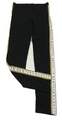 Čierne legíny s proužkem H&M