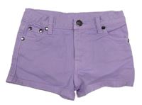 Fialové rifľové kraťasy SUNDEK