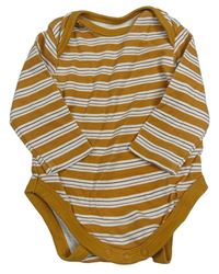 Hořčicovo-bílé pruhované body C&A