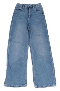 Modré wide leg rifle H&M