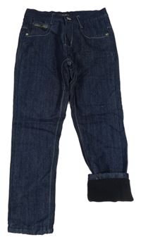 Tmavomodré podšité rifle Schialy