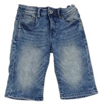 Modré teplákovo/riflové kraťasy Petrol industries