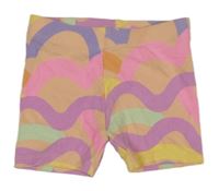 Béžovo-barevné žebrované kraťasy Next