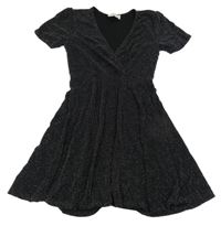 Čierno-strieborné šaty