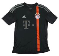 Černo-šedo-červené fotbalové tričko - FC Bayern Adidas