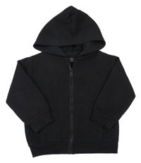 Čierna prešívaná prepínaci mikina s kapucňou Primark