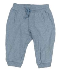 Modré melírované tepláky H&M