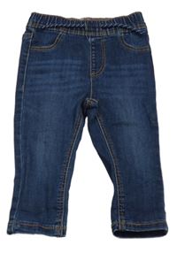 Tmavomodré teplákové rifle zn. Primark