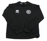 Čierna športová mikina s logom Errea