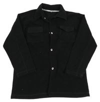 Čierna fleecová košeľová bunda C&A vel. 182