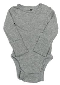 Šedé žebrované body H&M