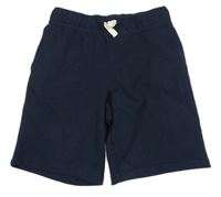 Tmavomodré teplákové kraťasy Place