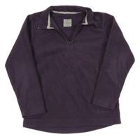 Fialová fleecová outdoorová mikina CFK