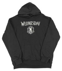 Tmavošedá mikina Wednesday s kapucňou H&M