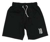 Čierne športové kraťasy s číslom H&M