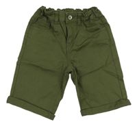 Khaki capri plátěné kalhoty LC Waikiki 