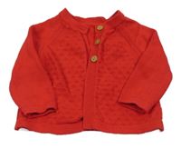 Červený vzorovaný prepínaci sveter Nutmeg