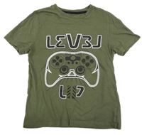 Khaki tričko s ovladačem F&F