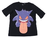 Černé tričko s pokémonem H&M