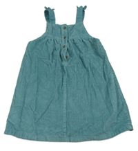 Modrozelené menšestrové šaty M&S