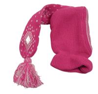 Neonově růžová kukla s strapcom