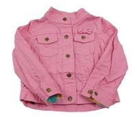 Ružová plátenná bunda s mašlou M&S