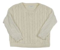 Smetanový svetr s halenkovými rukávy Primark