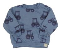 Modrá mikina s traktormi F&F