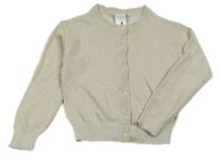 Béžový trblietavý prepínaci ľahký sveter C&A